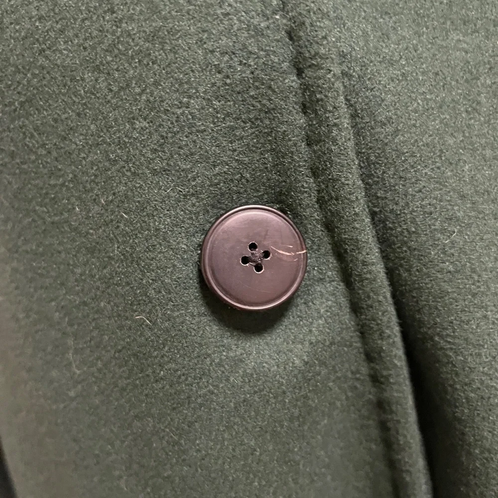 Aritzia Babaton Women's Emerald Green Wool Coat - Picture 3 of 5